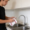 thumbnail image 4 of 6Pcs Kitchen Towel, Cotton Cleaning Cloth, Oversized Striped Absorbent Wipes, Large Size Wear Resistant Household Supply, For Daily Kitchen Cleaning, Household Surface Wiping, 4 of 6