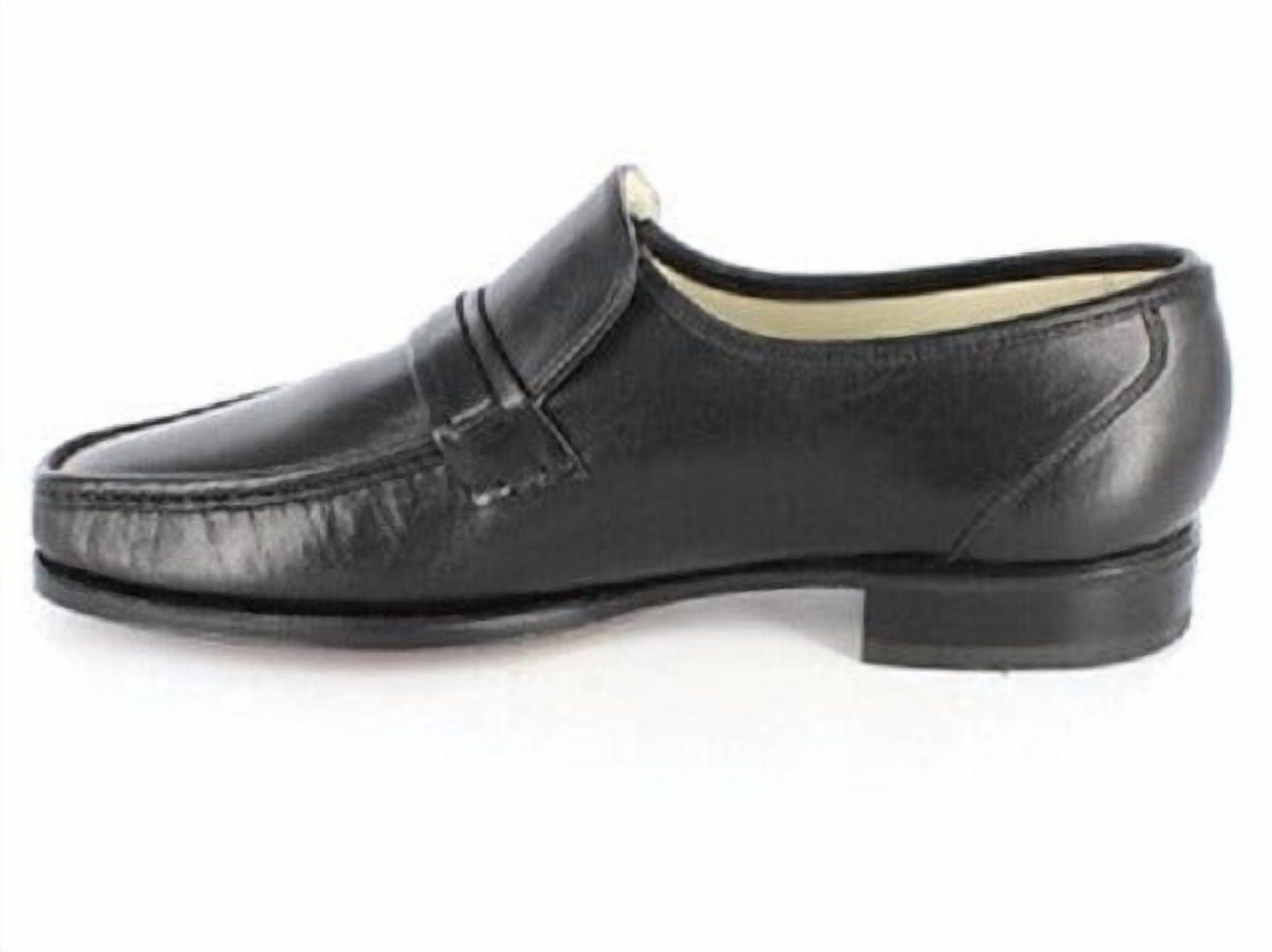 Florsheim Imperial Mens Black Leather Bit Loafers 14 B 17116-01 Moc Toe Shoes Florsheim Men main image 2