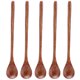 thumbnail image 1 of Cuchara pequeña, 5 piezas Cuchara de madera pequeña Cuchara multiusos Suministros para el hogar Experiencia incomparable, 1 of 8