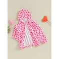 thumbnail image 3 of Wassery Big Girls Hoodie Jacket 3T 4T 5T 6T 7T 8T Little Girls Long Sleeve Floral Print  Zipper Coat Children Kids Girls Spring Fall Outwear, 3 of 9