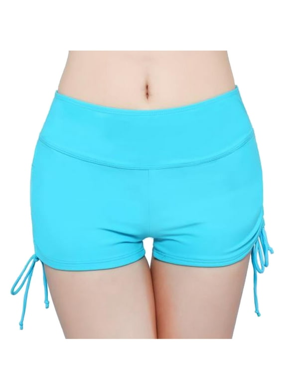 Womens Boy Short Swim Bottoms