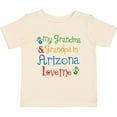 thumbnail image 3 of Inktastic Arizona Grandma Grandpa Love Me Boys or Girls Baby T-Shirt, 3 of 5