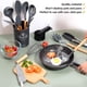 thumbnail image 3 of Juego de utensilios de cocina de silicona resistente a los arañazos, herramientas antiadherentes con mangos de madera para utensilios de cocina saludables, diseño fácil de limpiar y sin olor (12, 3 of 5