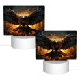 thumbnail image 2 of Haiem Cool Black Eagle Pattern Acrylic Night Light Gift with 3 Color ModesTouch-Sensitive LED Lamp Perfect Gift for Mother's Day, Birthday, or Christmas, 2 of 9