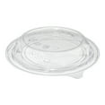 thumbnail image 2 of Basic Nature Round Clear PLA Plastic Lid - Fits 8 oz To Go Bowl, Compostable - 500 count box, 2 of 3
