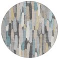 thumbnail image 2 of Addison Rugs Chantille Indoor/Outdoor Transitional Modern Gray Machine Washable Round Rug, 8' x 8', 2 of 8
