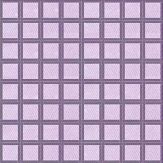 Ahgly Company Indoor Square Patterned Purple Flower Purple Area Rugs, 8' Square