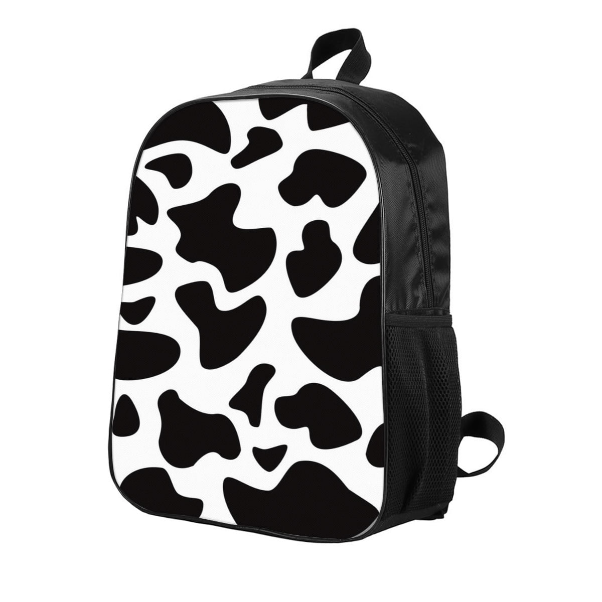 Cow Pattern Backpack 17 Inches Large Capacity Casual Daily Commuter Backpack