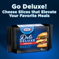 thumbnail image 3 of Kraft Deli Deluxe American Cheese Slices, 12 oz Pack, 16 Slices, 3 of 15