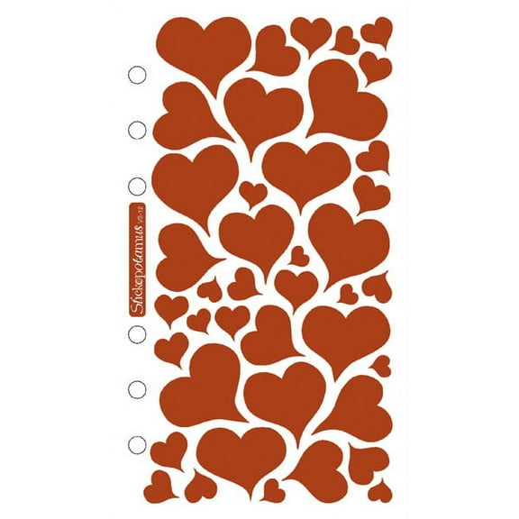 Sticko Stickers-Foil Hearts