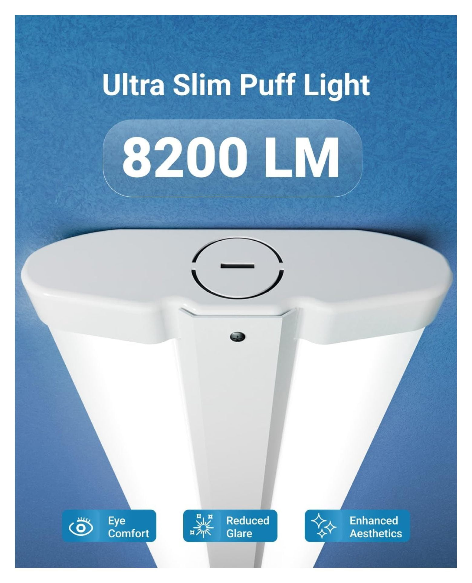 Sunco 4ft LED Shop Light, Hardwired Garage Lights for Workshop, , 8200 Lumens, Surface Mount, Selectable Features, 50W/60W/70W, 3000K/4000K/5000K ETL 2 Pack
