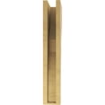 thumbnail image 4 of 4"W x 8"D x 24"H Thin Monterey Rough Cedar Woodgrain TimberThane Corbel, Primed Tan, 4 of 6