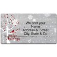 thumbnail image 1 of Winter Tree Christmas Address Labels - Modern Holiday Return Address Label, 1 of 4