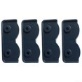 thumbnail image 2 of 4pcs Tente Remplacement Connecteur Support de Rechange Support Rectangulaire Noir Plastique, 2 of 10
