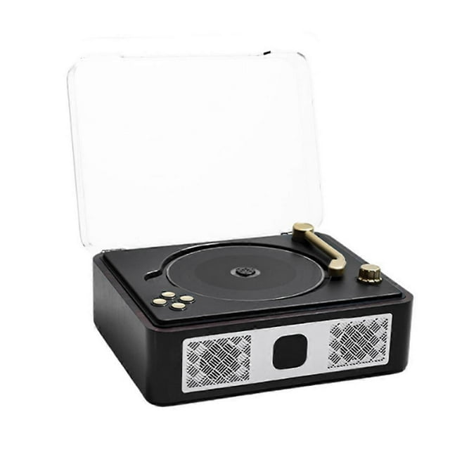 Bluetooth CD Player Desktop CD Players for Home Built-in Speakers Rechargeable Headphone Jack Vintag