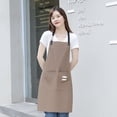 thumbnail image 3 of Advancent Delantal de lona Cómodo vestido de trabajo resistente al desgaste Ropa de trabajo para el hogar Ropa para el hogar Restaurante Cafetería Herramientas y accesorios para hornear Caqui Advancent HA011662-06, 3 of 5