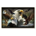 thumbnail image 1 of American Expedition Bald Eagle Collage Graphic Art, 1 of 1