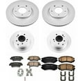 thumbnail image 2 of PowerStop Front and Rear Geomet Coated Brake Rotor and Pad Kit Fits: KIA Select Models CRK6303, 2 of 5