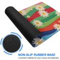 thumbnail image 6 of Long Mouse Pads for Desk,Pioneer Flower Floral Print Pattern Desk Mats on Top Of Desks, Desk Mouse Pad Extra Large with 3mm Non-Slip Base and Stitched Edge for Gaming,Office,Work,Home 35.4"x15.7", 6 of 6