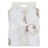 Parent's Choice Safari Print Plush Baby Blanket, White, Tan, Infant Unisex, 30 in x 35 in