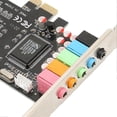 thumbnail image 3 of PCIE 5.1 sound card, 6-channel surround sound playback and recording, 24-bit, 48 kHz, internal sound cards with PCI Express slot, 3 of 4