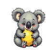 thumbnail image 4 of cartoon Koala theme Stickers, Waterproof Koala theme Sticker for Water Bottle Laptop Phone Cases Planner Skateboard Luggage Helmet Party Favor Decor, Ideal for Adults Teens Teacher Rewards, 4 of 9