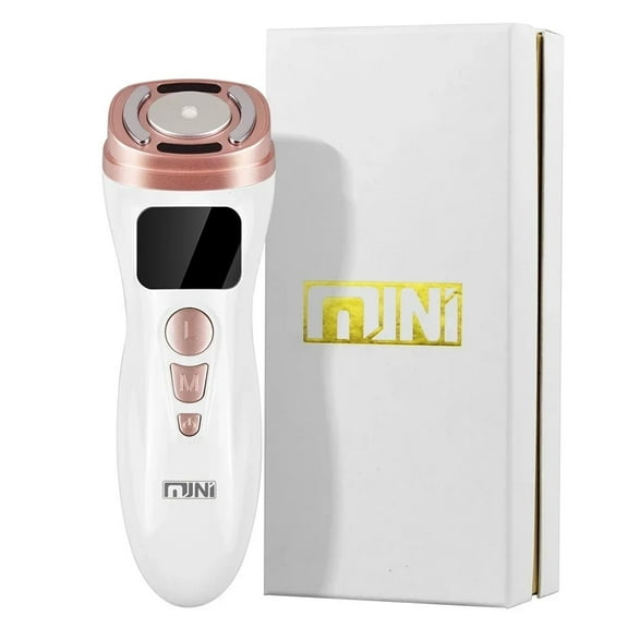 Mini HIFU Facial Machine Wrinkles Remove Face Massager ,Ultrasonic Face Machine RF Skin Tightening Rejuvenation Antiaging Machine for Eye Chin Neck