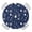 Denim Blue White, variant on Colorful Leaf Bird Round Tablecloth for 45-54 Inch Tables,Fitted Table Cover with Elastic Edge,Spring Summer Animal Painting Tree Waterproof Outdoor Table Cloth Protector for Patio Garden Dinner