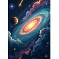 thumbnail image 4 of Galaxy Universe Cosmic Theme Backdrop Banner Astral Decorations Celestial Background Starry Sky Event Cosmic Party Photo Booth Space Exploration, 4 of 4