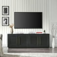 thumbnail image 5 of Evelyn&Zoe Tillman Rectangular TV Stand for TV's up to 75", Black Grain, 5 of 8