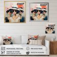 thumbnail image 4 of Designart "Stylish Hats Collection V" Fashion Floater Framed Canvas Art Print, 4 of 7