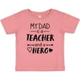 thumbnail image 3 of Inktastic My Dad is a Teacher and a Hero Boys or Girls Baby T-Shirt, 3 of 5
