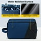 thumbnail image 4 of Neceser de viaje Vorspack, tamaño grande, resistente al agua, color azul marino, 4 of 7