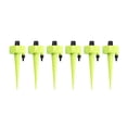 thumbnail image 1 of Auto Drip Irrigation System with Slow Release Switch Control Valves Self Water Spike Waterer Tools Adjustable Garden Sprinkler Green 6pcs, 1 of 6