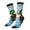 2 Black-1, variant on Mallard Duck Swimming In A River Crew Socks for Men & Women, Breathable Casual Athletic Ankle Socks