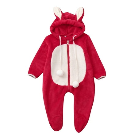 

Boy Short Romper Toddler Pajamas 24 Months Toddler Baby Boys Girls Winter Cute Hooded Jumpsuit Romper Outwear 18m Baby Boy Clothes