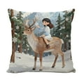 thumbnail image 3 of Under $5 Christmas Throw Pillow Covers 18x18" Pillowcase Cover Christmas Cushion Cover Christmas Decor, 3 of 7