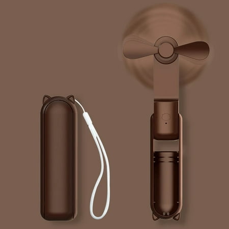 

Fan Small Portable Foldable Can Be Placed in A Pocket for Charging 2-in-1 Phone Backup Power Supply Electric Fan Silent USB Port