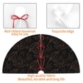 thumbnail image 4 of Sikiie Autumn Leaves1 30-48 inches {designName} Print Christmas Tree Skirt Snowman Xmas Tree Skirt with Edge Christmas Decorations for Holiday Party48", 4 of 7