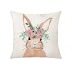 thumbnail image 2 of CREATITOY Easter Rabbit Printed Pillow Cover Decorative Cushion Case for Sofa Living Room Decor (No Insert), 2 of 6