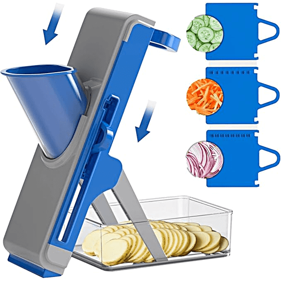 Balea Safe Mandoline Slicer, Multi Vegetable Chopper, Potato Slicer for Kitchen,French Fry Cutter,1 Count