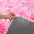 thumbnail image 6 of MerryHome Soft Plush Faux Fur Area Rug 3x5 Feet, Luxury Rectangular Fuzzy Carpet, Pink, 6 of 7