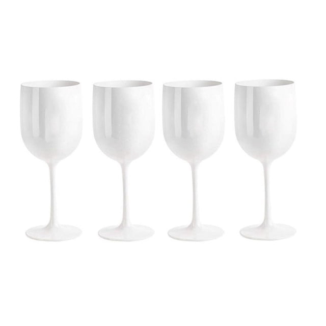 4 copas de vino elegantes e irrompibles, copas de vino de plástico, copas de vino muy irrompibles