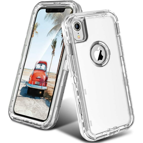 Phone Case Compatible with iPhone X/Xs, Heavy Duty Shockproof Anti-Fall Clear case Crystal Clear