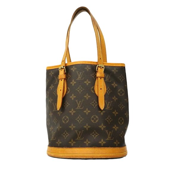 Pre-Owned Louis Vuitton Monogram Bucket PM Tote Bag M42238 Brown (Women's)