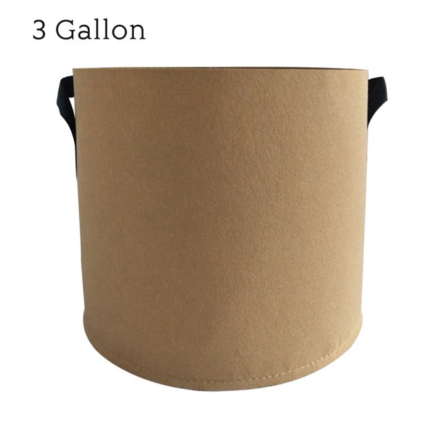 Billuyoard Bolsas para cultivo de plantas de jardín de 1/2/3/5/7 galones, maceta para flores y verduras, maceta para jardín de patatas, bolsa para cultivo Jardín y Patio Camello (3 galones) 25D*23H Billuyoard HA004268-08