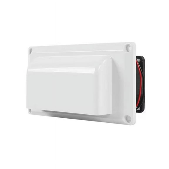 Caravan Motorhome Trailer Side Air Vent Ventilation Exhaust Fan RV DC12V for Campers Trailer Boat Marine Yacht White