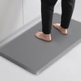 thumbnail image 1 of LENGSIDA Tapete para Cocina, Alfombra de Cocina Antifatiga, 44 x 71 cm, Antideslizante, Alfombrillas Impermeable, para Piso Interior, Casa, Oficina, Gris, 1 of 7