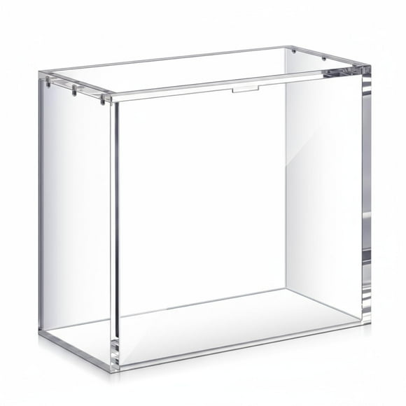 Stackable Acrylic Card Holder Case, 4Mm Thick Protective Box for Tcg Booster Box, Dust Proof Display Case for Collectible Cards, 1 Acrylic Storage Box