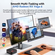 Blackview Mini PC 16GB RAM 512GB SSD, AMD Ryzen 3300U(Up to 3.5 GHz) Small Desktop Computer Windows 11 Pro , Dual 4K@60Hz, WiFi 6/Bluetooth 5.2, Mini Computers for Home/Business